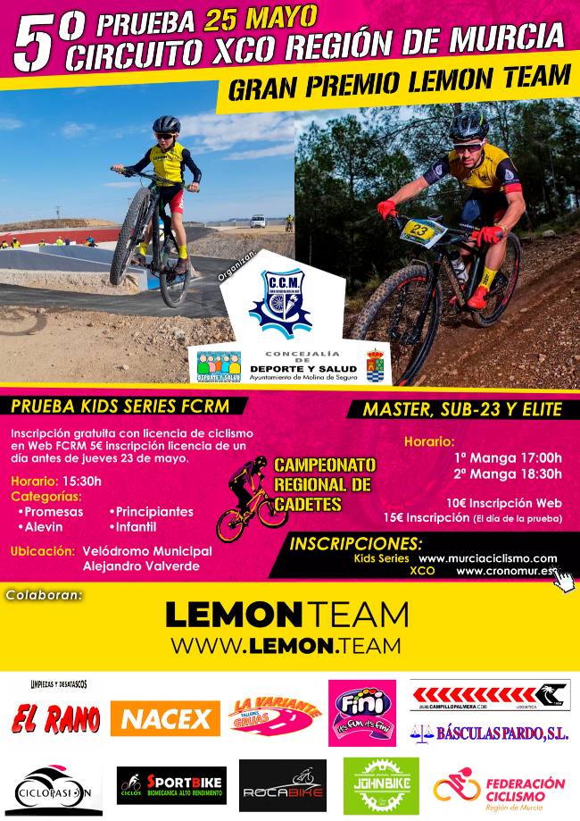 ciclismo-Molina-5 Gran Premio Lemon Team 2019-CARTEL.jpg
